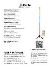 Party Light & Sound MIRACLE-STICK User Manual