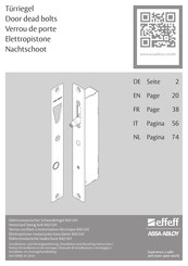 Assa Abloy effeff 842-SA1 Installation And Mounting Instructions
