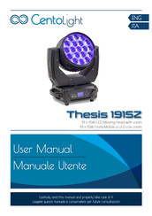 CentoLight Thesis 1915Z User Manual