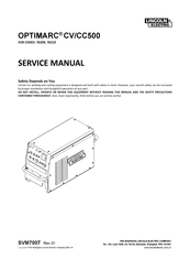 Lincoln Electric OPTIMARC CC500 Service Manual