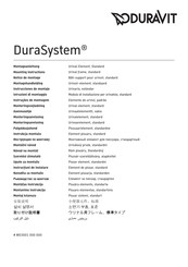 DURAVIT DuraSystem WD3001 000 000 Mounting Instructions