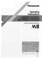 Panasonic AU-66HB Operating Instructions Manual