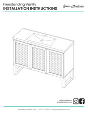 Swiss Madison Arles SM-BV811-C Installation Instructions Manual
