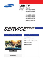 Samsung HG40EE690DB Service Manual