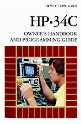 HP HP-34C Owner's Handbook Manual