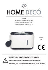 HOME DECÓ 52803 Manual