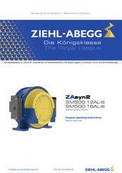 ZIEHL-ABEGG SM500.12AL-B Original Operating Instructions
