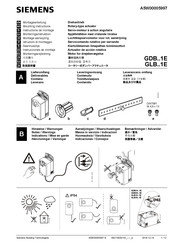 Siemens OpenAir GLB 1E Series Mounting Instructions