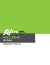 AV Pro Edge AC-AEX-DEARC-KIT User Manual