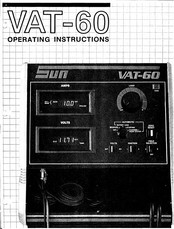 Sun Microsystems VAT-60 Operating Instructions Manual