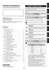 Fujitsu ASY20 KN Operation Manual