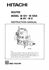 Hitachi M12SA Instruction Manual