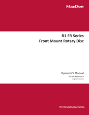 MacDon R113 FR Operator's Manual