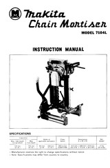 Makita 7104L Instruction Manual