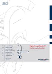 SimonsVoss SmartHandle AX Series Quick Manual