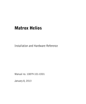 Matrox Helios Series Installation And Hardware Reference