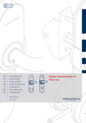 SimonsVoss SmartHandle AX Series Quick Manual
