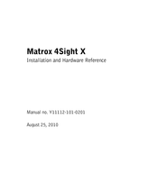 Matrox 4Sight X Installation And Hardware Reference