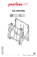 peerless-AV DS-VW755S Instruction Manual