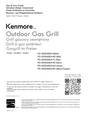 Kenmore PG-4030400LN User & Care Manual