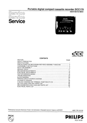 Philips DCC170/BK01 Service Manual