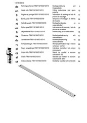 Mafell F160 Fitting Instructions Manual