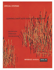 Control Data Corporation 6678 Reference Manual