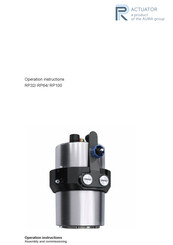 AUMA RP ACTUATOR RP32 Operation Instructions Manual