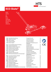 HTS ECO-Skate XL Original Instructions Manual