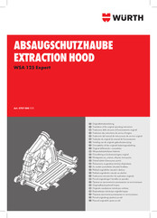 Würth WSA 125 Expert Operating Instructions Manual