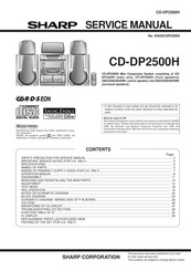 Sharp CD-DP2500H Service Manual