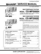 Sharp CD-MPS660E Service Manual