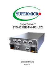 Supermicro SuperServer SYS-421GE-TNHR2-LCC User Manual