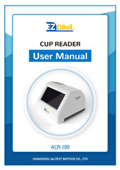Alltest EZ Ditell ACR-100 User Manual