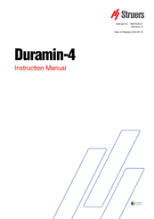 Struers Duramin-4 M1 Instruction Manual