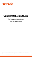 Tenda K4P-4CR Quick Installation Manual