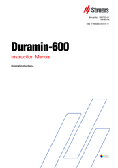 Struers 06666111 Instruction Manual