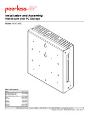 peerless-AV MOD-MBL Installation And Assembly Manual