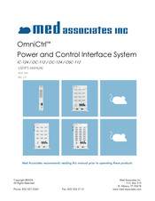 MED Associates OmniCtrl IC-124 User Manual