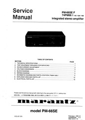 Marantz 74PM66/11B Service Manual