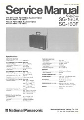 Panasonic SG-160A Service Manual