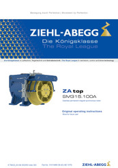 ZIEHL-ABEGG ZA top SM315.100A Original Operating Instructions