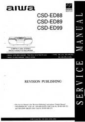 Aiwa CSD-ED99 Service Manual