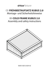 dobar 58212e Assembly And Safety Instructions
