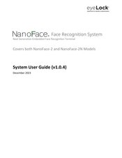 eyeLock NanoFace-2N System User's Manual