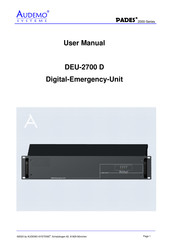 Audemo SYSTEMS PADES 2000 Series User Manual