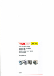 THORLABS DCC 3240X Quick Start Manual