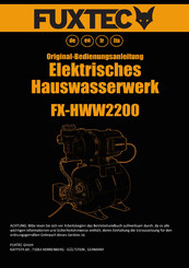 FUXTEC 4260727547738 Original User Manual