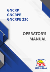 Tatu Marchesan GNCRPE Operator's Manual