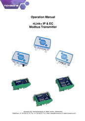 Novasina nLink+ EC MR Operation Manual